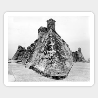 Vintage Photo of Fort San Filipe Sticker